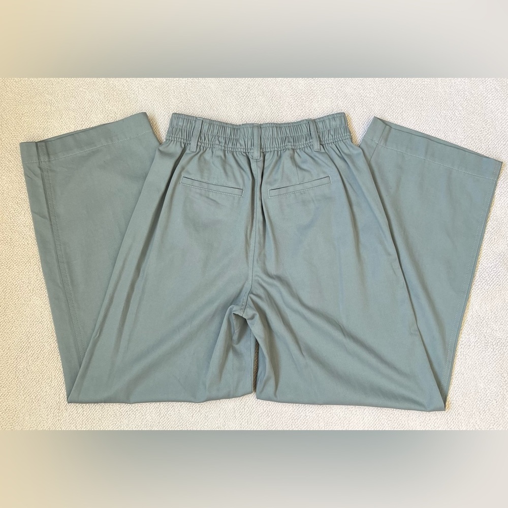 🆕Madewell Women’s The Neale Straight-Leg Pant in Drapeweave Overcast(Blue)Size 2 - Picture 5 of 16
